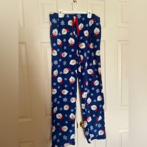 Cozy Blue Santa  Pajamas